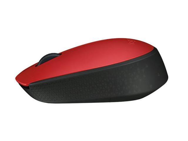 Logitech M170 2.4G Wireless Mouse with 1000dpi Mouse - Red