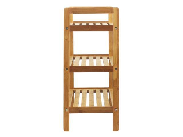 Oceanstar 3-Tier Bamboo Shoe Rack, Natural