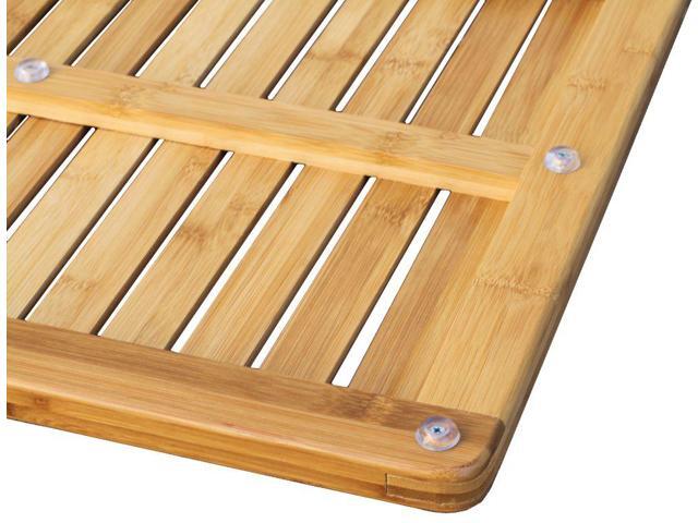 Oceanstar Bamboo Floor and Shower Mat FM1163