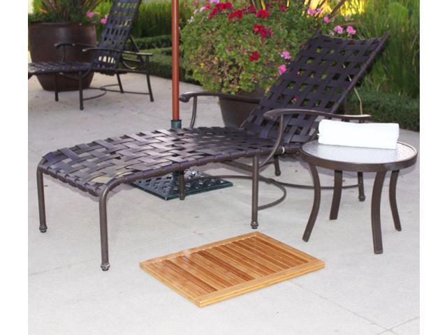 Oceanstar Bamboo Floor and Shower Mat FM1163