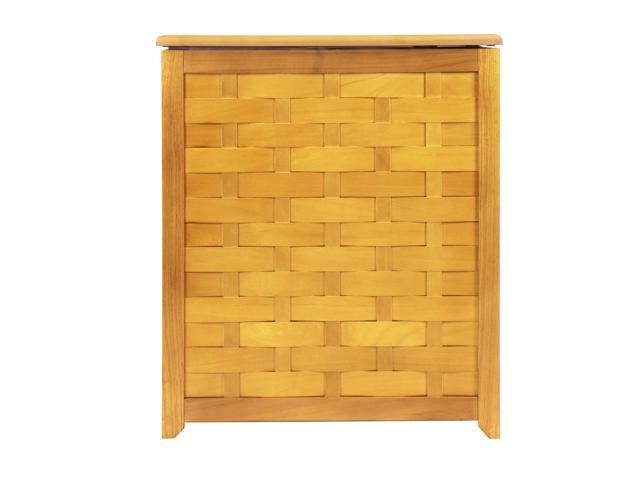 Oceanstar Natural Finished Laundry Hamper