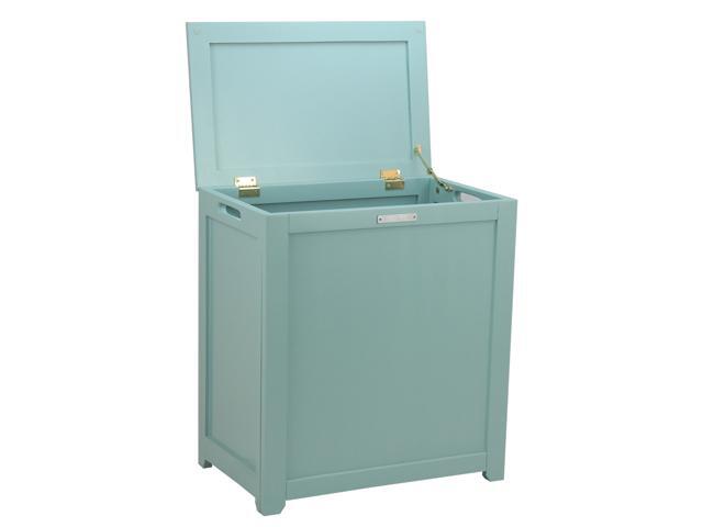 Oceanstar Storage Laundry Hamper, Turquoise RH5513C