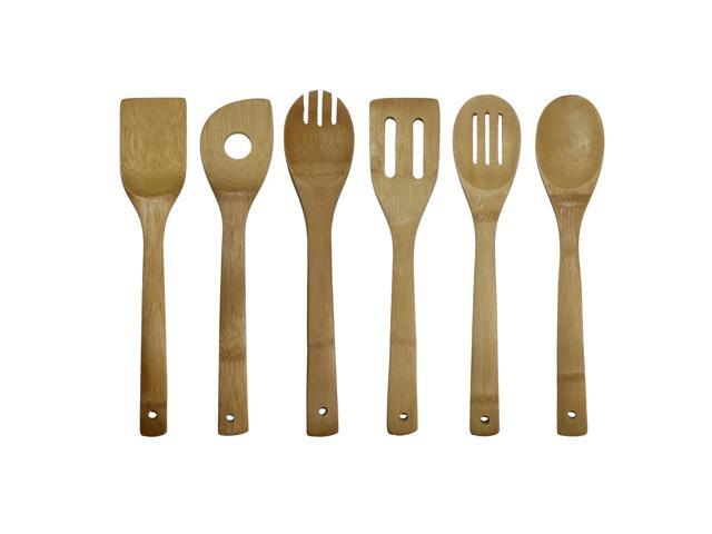 Oceanstar Design KT1279 7-Piece Bamboo Cooking Utensil Set