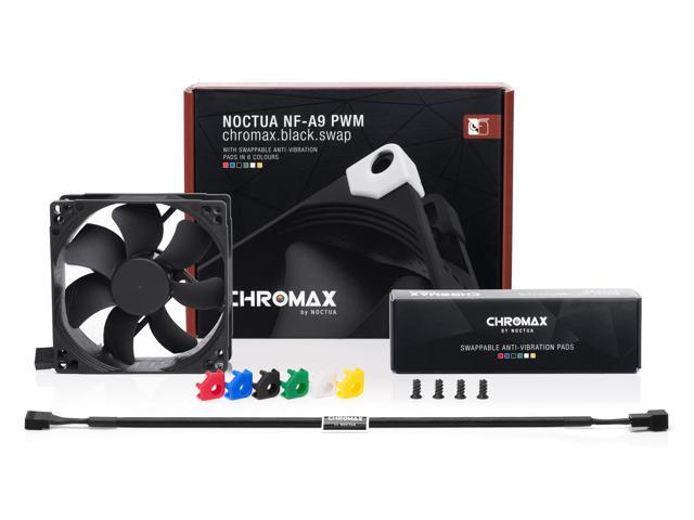Noctua NF-A9 PWM chromax. black. swap, Premium Quiet Fan, 4-Pin (92mm, Black)