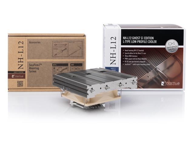 Noctua NH-L12 Ghost S1 Edition, Premium Low Profile CPU Cooler with Quiet 92mm PWM Fan (Brown)