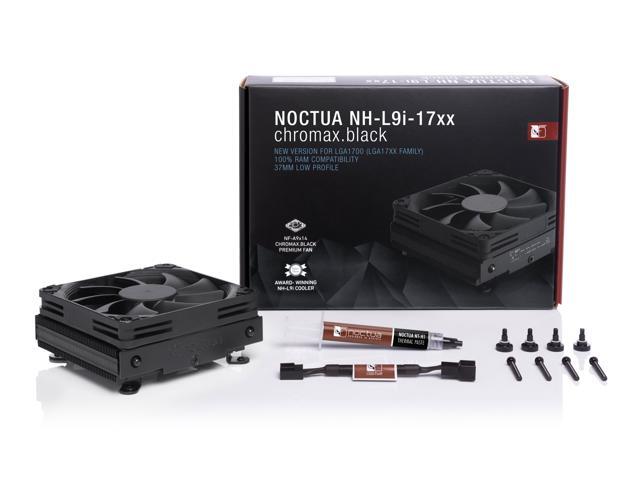 Noctua NH-L9i-17xx chromax. black, Premium Low-Profile CPU Cooler for Intel LGA1700 and LGA1851 (Black)
