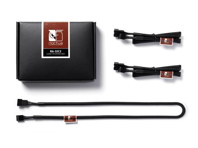 Noctua NA-SEC3, 4-pin Fan Extension Cables (60cm, Black)