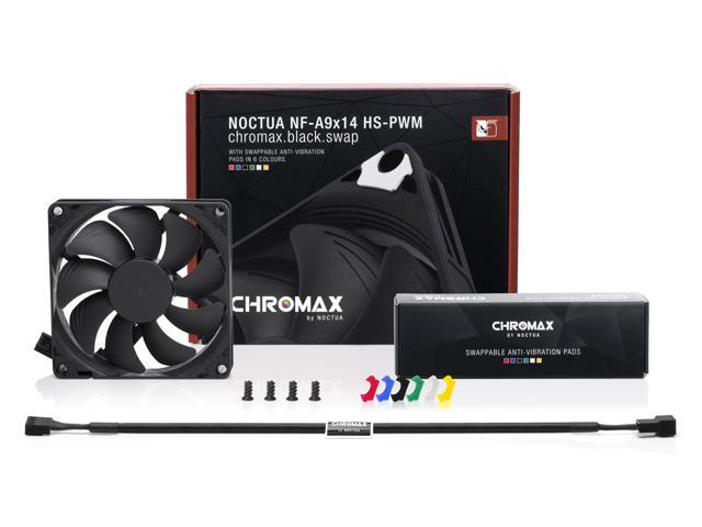 Noctua NF-A9x14 HS-PWM chromax. black. swap, Premium Quiet Slim Fan, 4-Pin (92x14mm, Black)