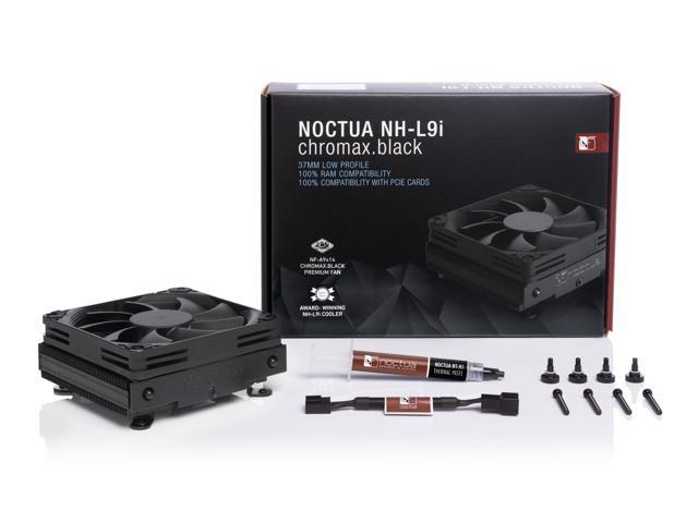Noctua NH-L9i chromax. black, Premium Low-Profile CPU Cooler for Intel LGA1200 & LGA115x (Black)