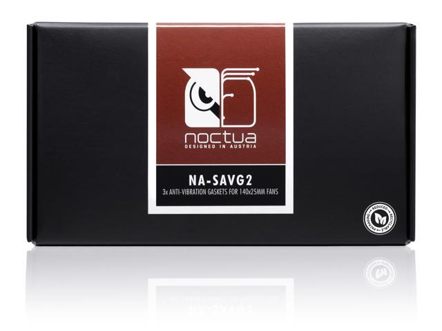 Noctua NA-SAVG2, Anti-Vibration Gasket for 140x25mm Fans (Set of 3, Brown)