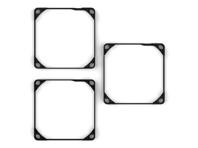 Noctua NA-SAVG2 chromax. black, Anti-Vibration Gaskets for 140x25mm Fans (Set of 3, Black)