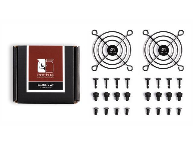 Noctua NA-FG1-6 Sx2, Fan Grills for 60mm Fans (Set of 2, Black)