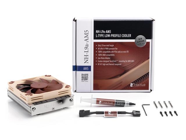 Noctua NH-L9a-AM5, Premium Low-profile CPU Cooler for AMD AM5 (Brown)