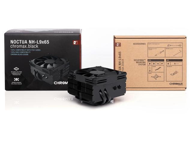 Noctua NH-L9x65 chromax. black, Premium Low-Profile CPU Cooler (65mm, Black)