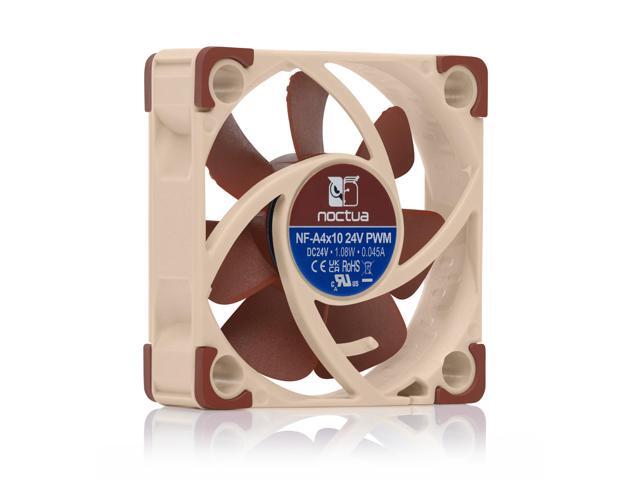 Noctua NF-A4x10 24V PWM, 40mm Quiet Fan for 3D printers and other Applications, 4-Pin, 24V Version (40x10mm, Brown)