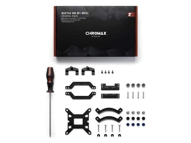 Noctua NM-M1-MP83 chromax. black, CPU Cooler Mounting-Kit for AMD AM5/AM4 and Intel LGA1700/LGA1200 (Black)