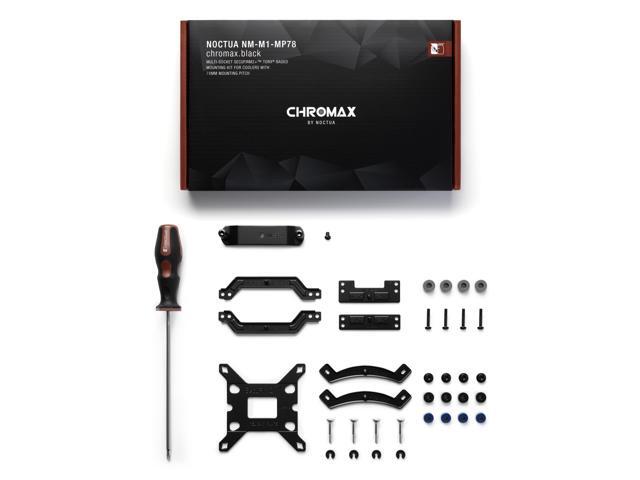 Noctua NM-M1-MP78 chromax. black, CPU Cooler Mounting-Kit for AMD AM5/AM4 and Intel LGA1851/LGA1700/LGA1200 (Black)