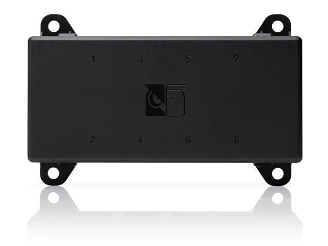 Noctua NV-FH2, 8 Channel Fan Hub for 5V, 12V, and 24V fans, up to 60W Total with Optional 5.5mm Barrel Connector Power Supply (Black)