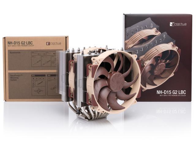 Noctua NH-D15 G2 LBC, Dual Tower CPU Cooler, Specialised Low Base Convexity Version for AMD AM5/AM4 (Brown)