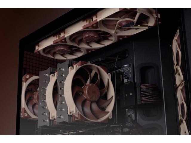 Noctua NF-A12x25 G2 PWM Sx2-PP, Dual Fan Set for Push-Pull and Side-by-Side Applications (Brown)