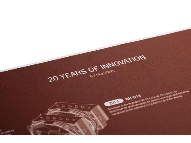 Noctua NP-DM3 20-Year Anniversary Desk Mat, 90x40cm (Brown)