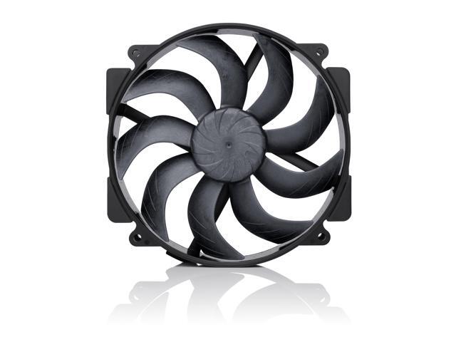 Noctua NF-A14x25r G2 PWM chromax. black, Premium-Quality Quiet Round-Frame 140mm PC Fan (Black)