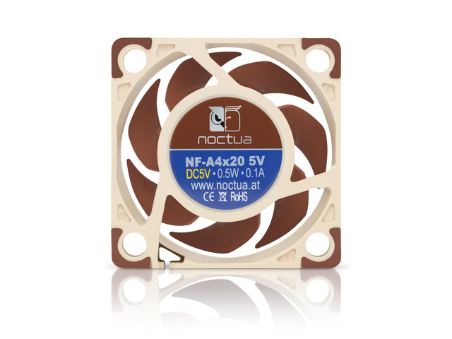 Noctua NF-A4x20 5V, Premium Quiet Fan, 3-Pin, 5V Version (40x20mm, Brown)