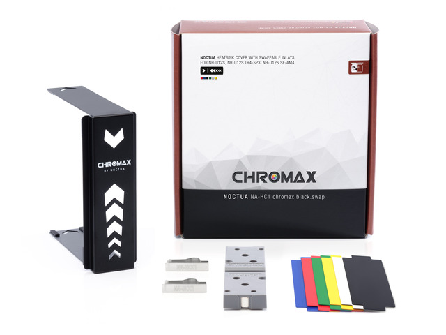 Noctua NA-HC1 chromax. black. swap, Heatsink Cover for NH-U12S, NH-U12S TR4-SP3, NH-U12S DX-3647 & NH-U12S SE-AM4 (Black)