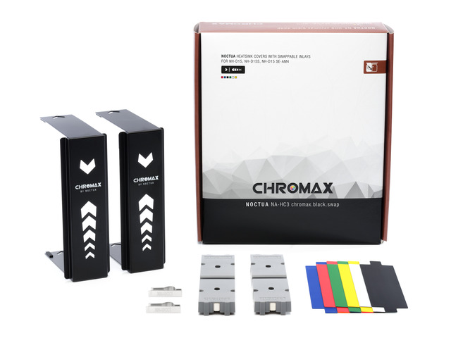 Noctua NA-HC3 chromax. black. swap, Heatsink Cover for NH-D15, NH-D15S & NH-D15 SE-AM4 (Black)
