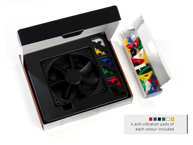 Noctua NF-S12A PWM chromax. black. swap, Premium Quiet Fan, 4-Pin (120mm, Black)