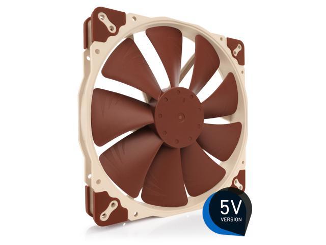 Noctua NF-A20 5V, Premium Quiet Fan with USB Power Adaptor Cable, 3-Pin, 5V Version (200x30mm, Brown)