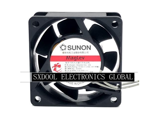 Original Sunon Maglev MA1062-HVL 6CM 6025 AC 220V 3.6W 60*60*25mm Axial cooling Fan