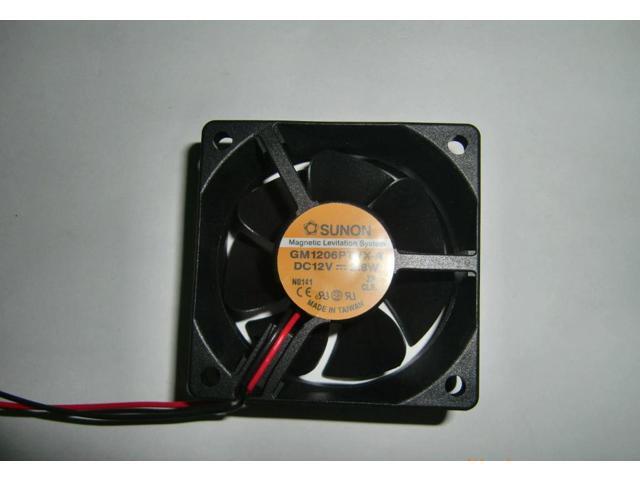SUNON GM1206PTVX-A Server Cooler Fan DC 12V 2.8W 60x60x25mm 2-wire 2-pin