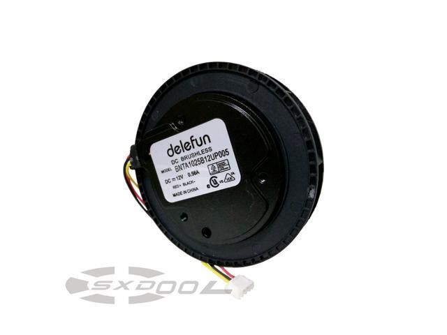 New Delefun 12V car air purifier centrifugal fan cooling fan diameter 100mm BNTA1025B12UP005 3-wire