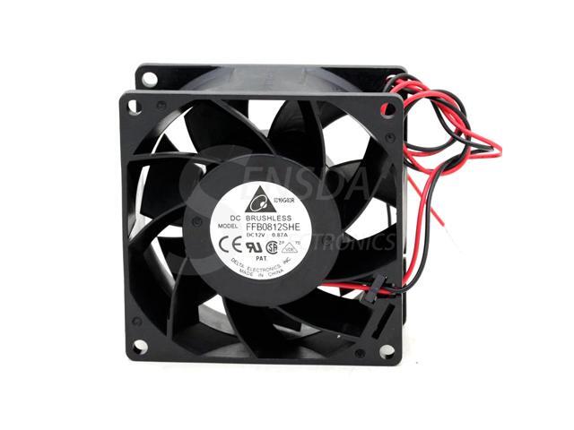 Delta Electronics FFB0812SHE 80mm DC12V 0.87A Server Cooling Fans Server Square computer fan case cooler