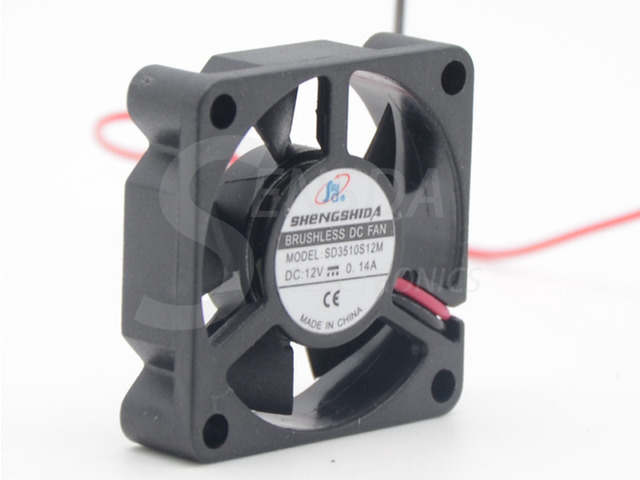 3.5CM 3510 SHENGSHIDA SD3510S12M DC 12V 0.14A Fans 35 x 35 x 10mm Brushless Cooling fan Blade Fan laptop notebook cooler