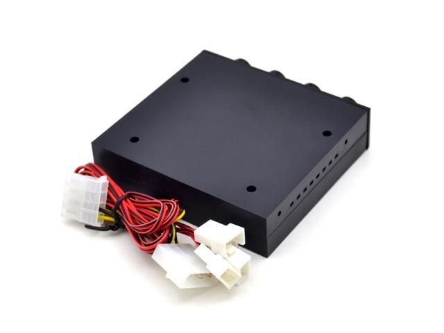 NEW STW-6002 3.5' PC CPU HDD 4 Channel Speed Fan Controller with Blue LED GDT Controller and CPU HDD VGA