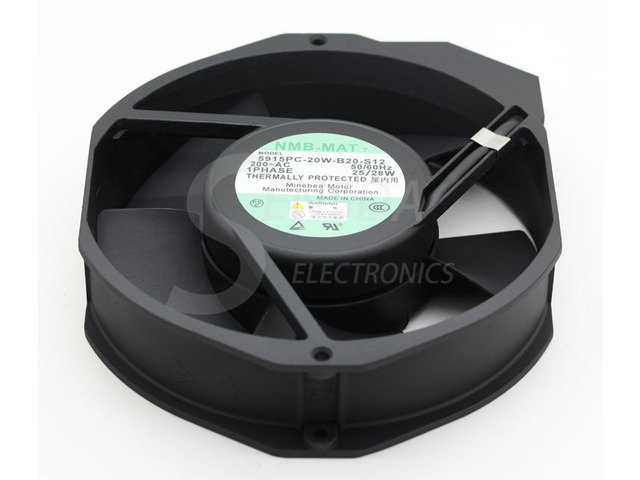 New original NMB-MAT 5915PC-20W-B20-S12/S11/S05 200V 17238 all-metal iron leaf fan
