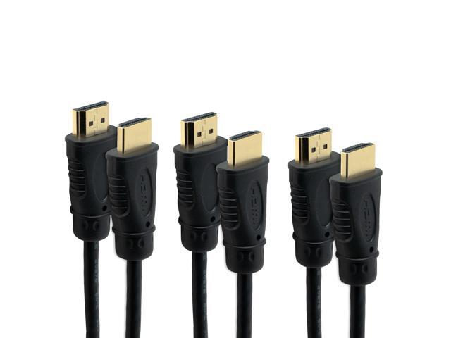 8K HDMI 2.1 Cable 3Ft. 48Gbps [3-Pack] By-J Tech Digital