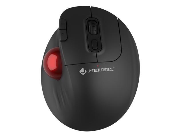 Wireless Trackball Ergonomic Mouse w/ Free & Easy Thumb Control DPI Adjustment, Precision Tracking, Multi-System Compatibility with PC, Laptop,...