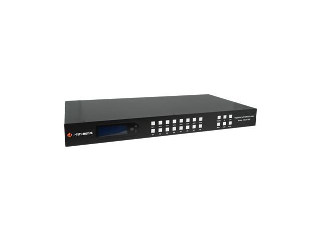 8x8 HDMI Matrix Switch 4K 60Hz YUV 4:4:4 Supports Analog Audio Embedding & Audio Extraction Compatible with HDR & Dolby Vision RS232, EDID,...