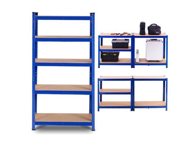 Adjustable 30''x59''5 Level Garage Tool Shelf Storage 2000lbs Capacity
