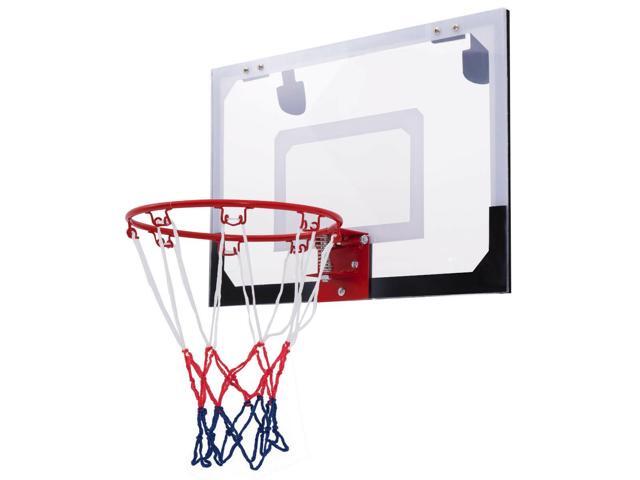 Over-The-Door Mini Basketball Hoop Includes Basketball & Hand Pump 2 Nets Indoor Sports