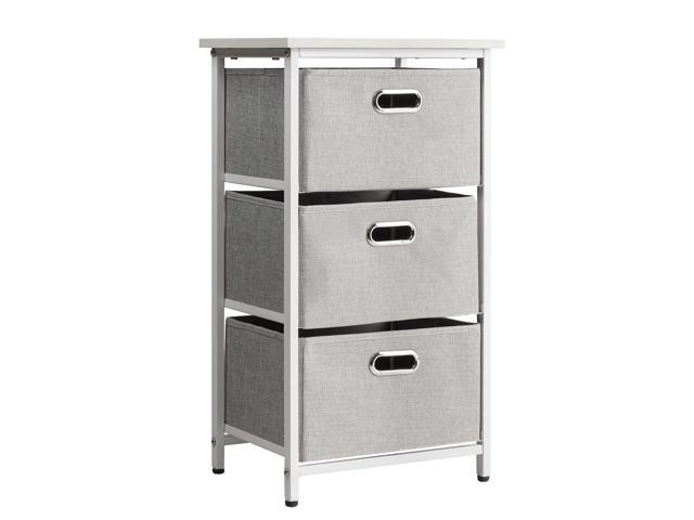 Photos - Other kitchen appliances Costway 3-Drawer Fabric Dresser Storage Tower Vertical Foldable Pull Bins Bedroom 
