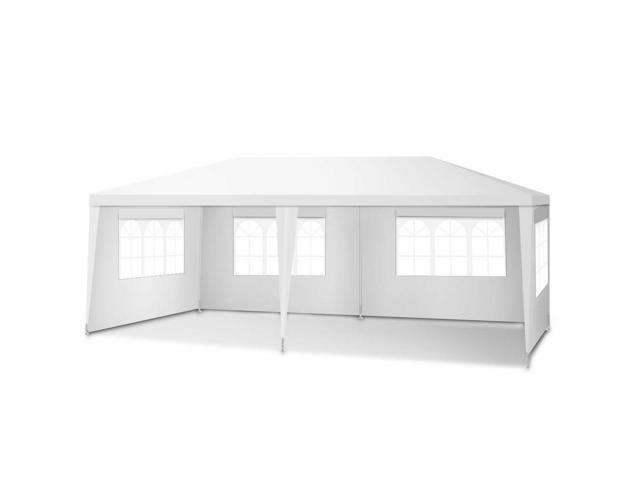 Costway 10'x20' Canopy Tent Heavy Duty Wedding Party Tent 4 Sidewalls W/Carry Bag