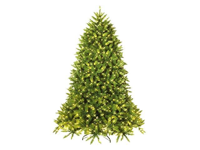 Photos - Other Jewellery Costway 6ft Pre-lit PVC Christmas Fir Tree Hinged 8 Flash Modes w/ 650 LED 
