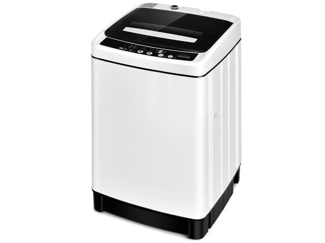 Photos - Washing Machine Costway Full-Automatic  1.5 Cu.Ft 11 LBS Washer & Dryer Whi 