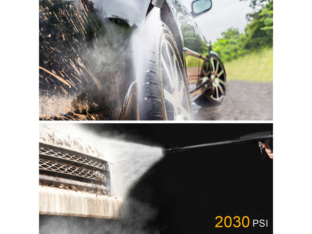 2030PSI Electric Pressure Washer Cleaner 1.7 GPM 1800W with Hose Reel Red