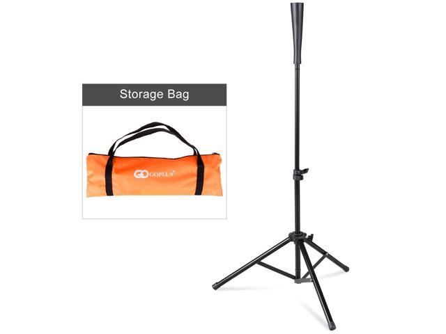 Goplus Baseball Softball Batting Tee Tripod Training Height Adjustable 28' - 44'