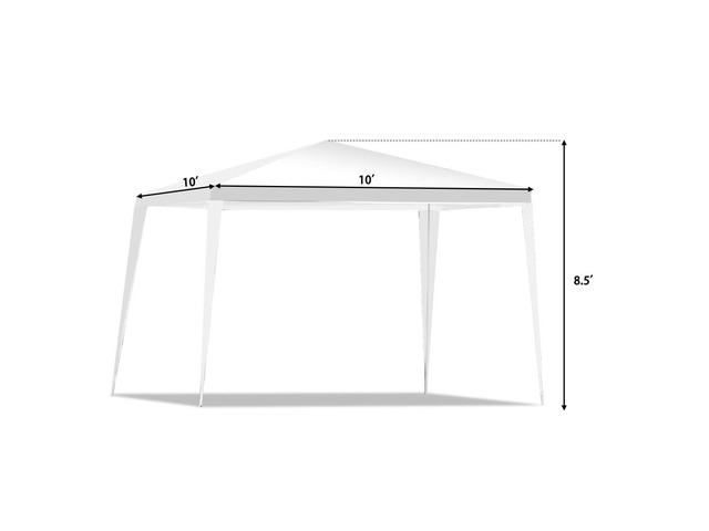 Wedding Party Event Tent Outdoor Canopy 10'x10' Gazebo Pavilion Cater Heavy Duty